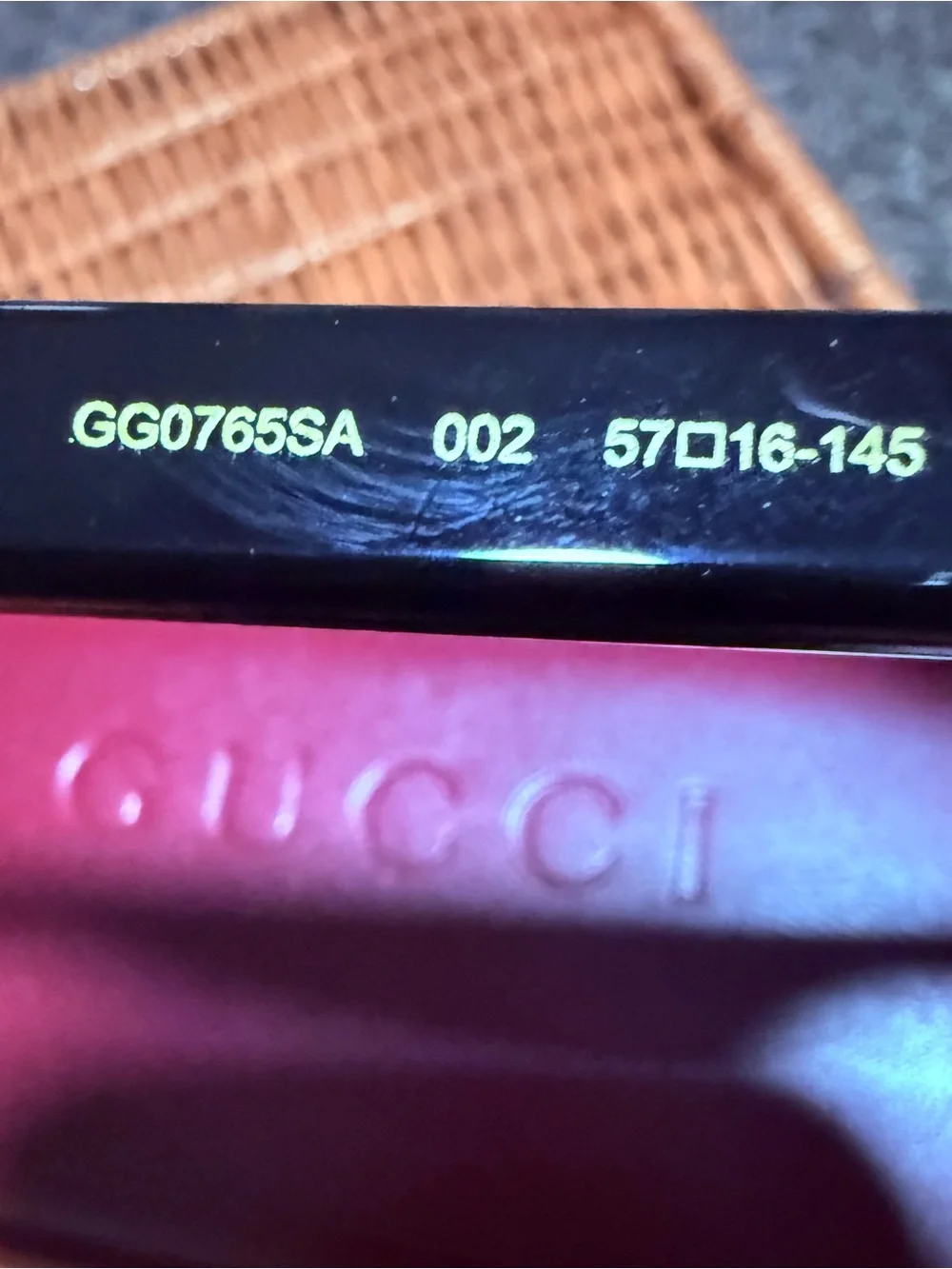 Gucci GG0765SA Black Square Sunglasses